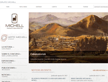 Tablet Screenshot of michellarte.com